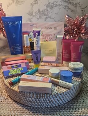 24 Assorted Skincare & Makeup Bundle with Nakery Beauty, Kylie, Youth Foria Sol